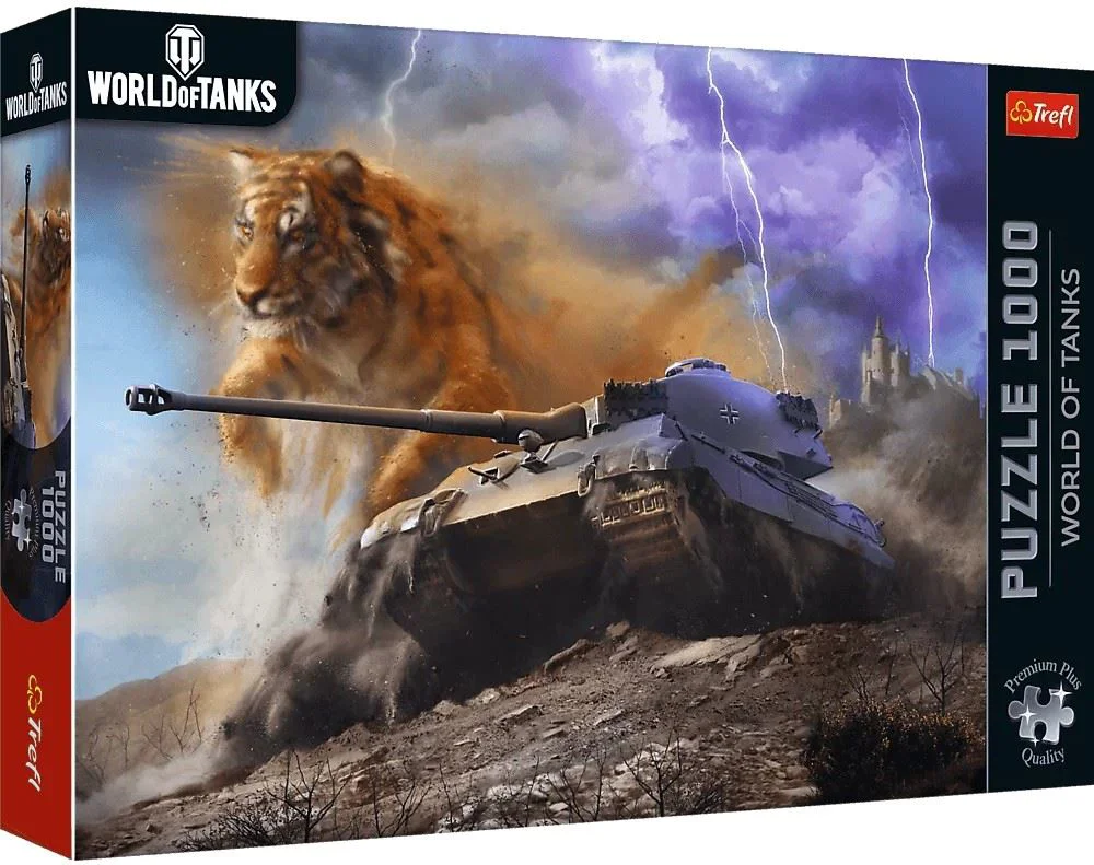Puzzle Trefl Premium Plus World of Tanks: Tiger, 1000 el. foto