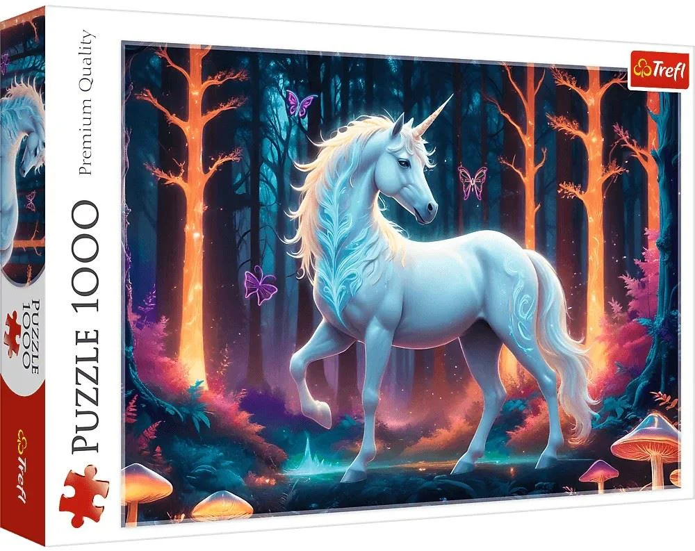 Puzzle Trefl Mystical Unicorn, 1000 el. foto