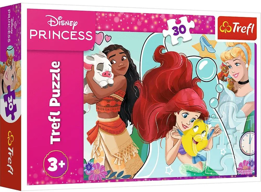 Puzzle Trefl Beautiful and brave Disney Princess, 30 el. foto