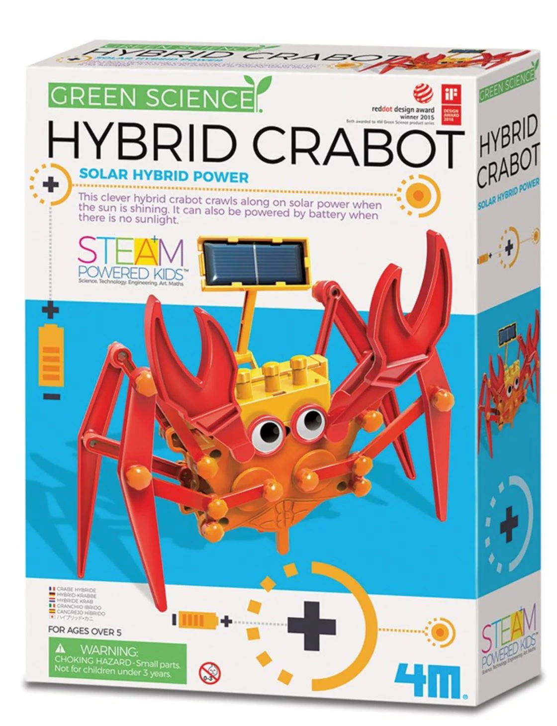 image for Игрушка для детей 4M Гибридный робот-краб foto