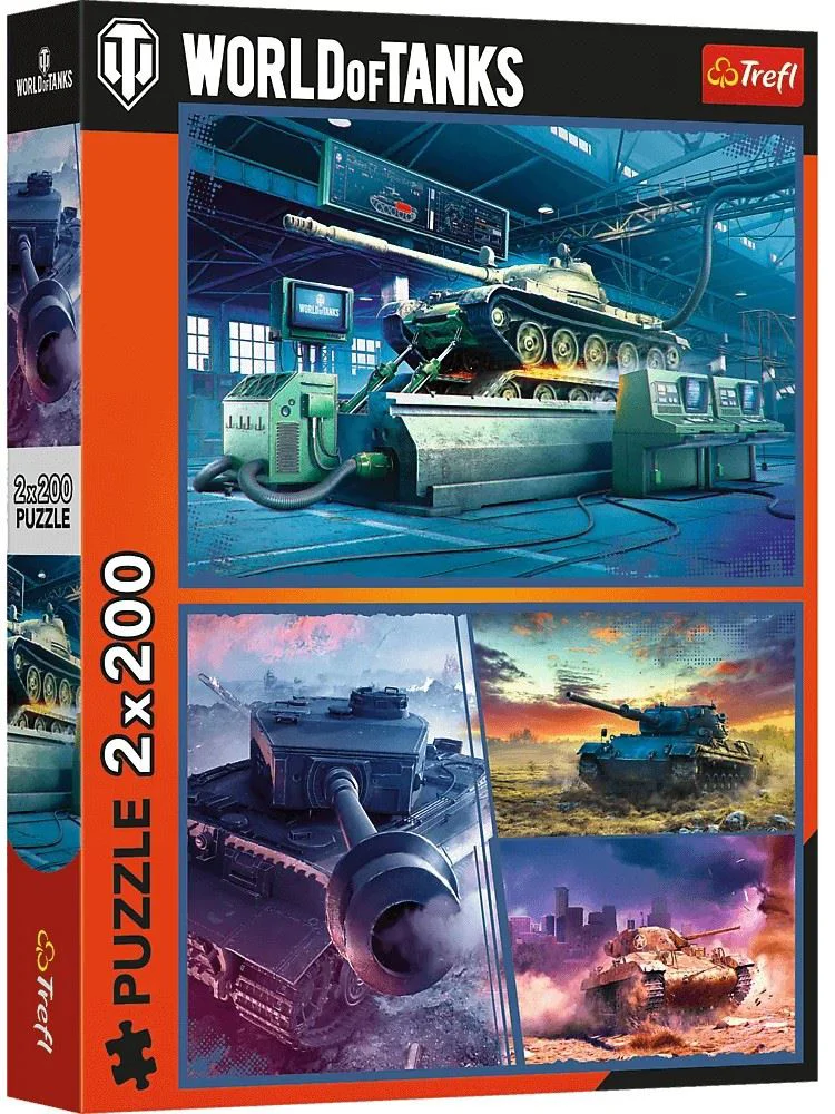 Puzzle Trefl Armoured mission World of Tanks, 2x200 el. foto