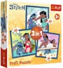 Puzzle Trefl 3 in 1 Time with Lilo&Stitch foto