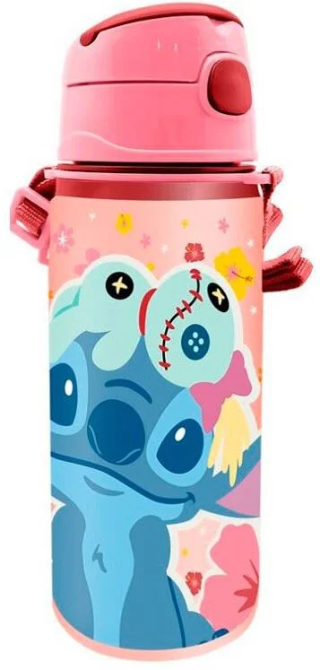 image for Бутылка для воды из алюминия KiDS Stitch, 600 мл foto