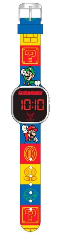 image for Ceas LED de mana KiDS Super Mario foto