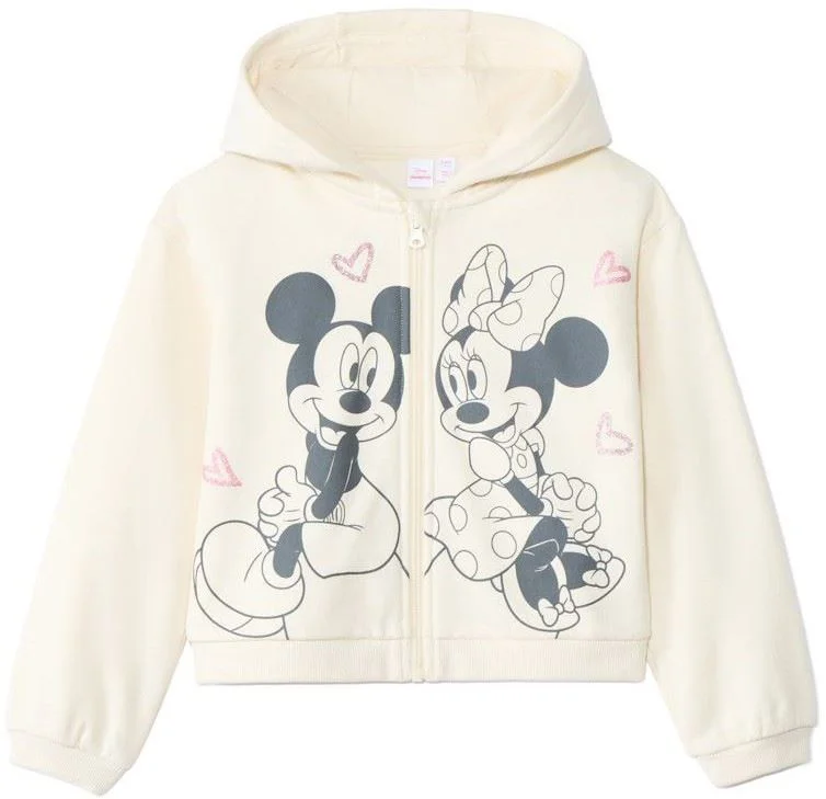 image for Orchestra Vesta cu maneca lunga si gluga Disney Minnie Ecru foto