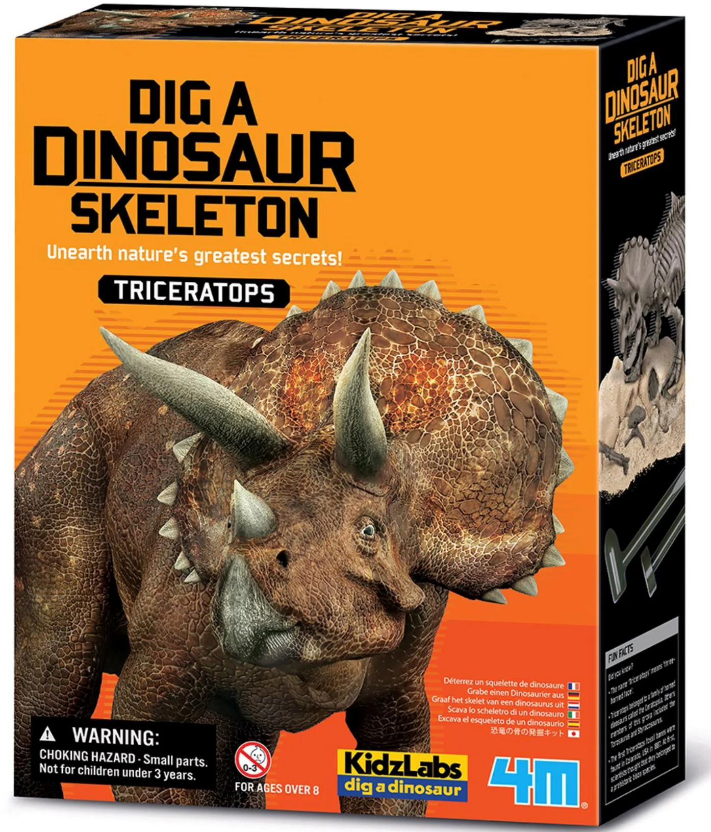 image for Игровой набор 4M Раскопки динозавров, Triceratops foto
