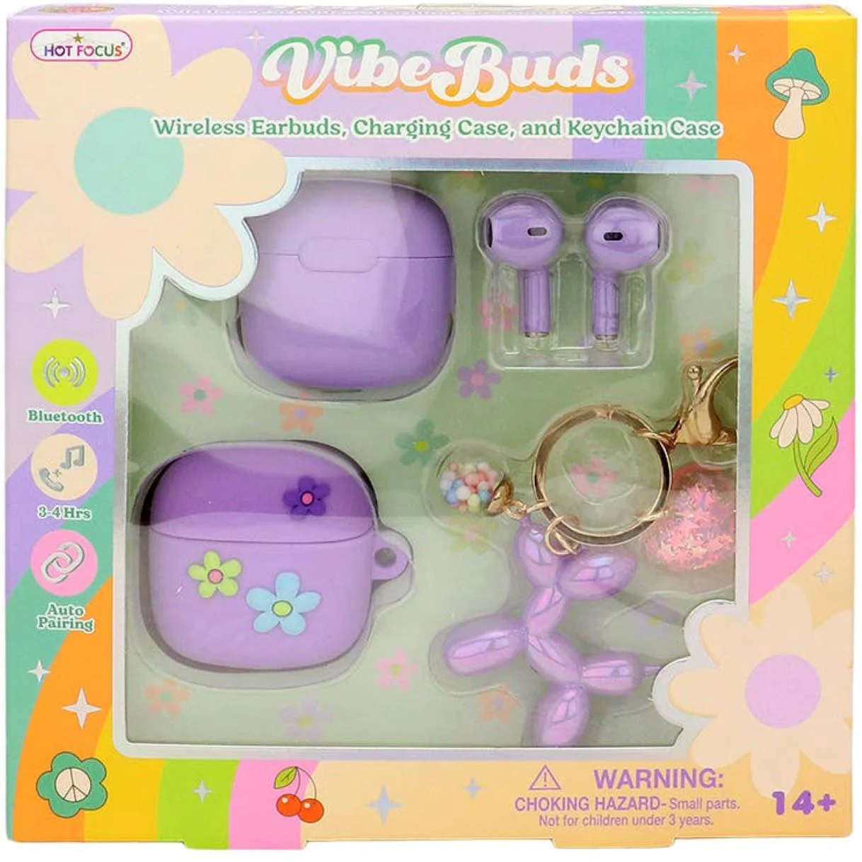 Casti fara fir Hot Focus Violet foto
