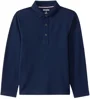 Orchestra Tricou polo din bumbac cu maneca lunga Blue foto