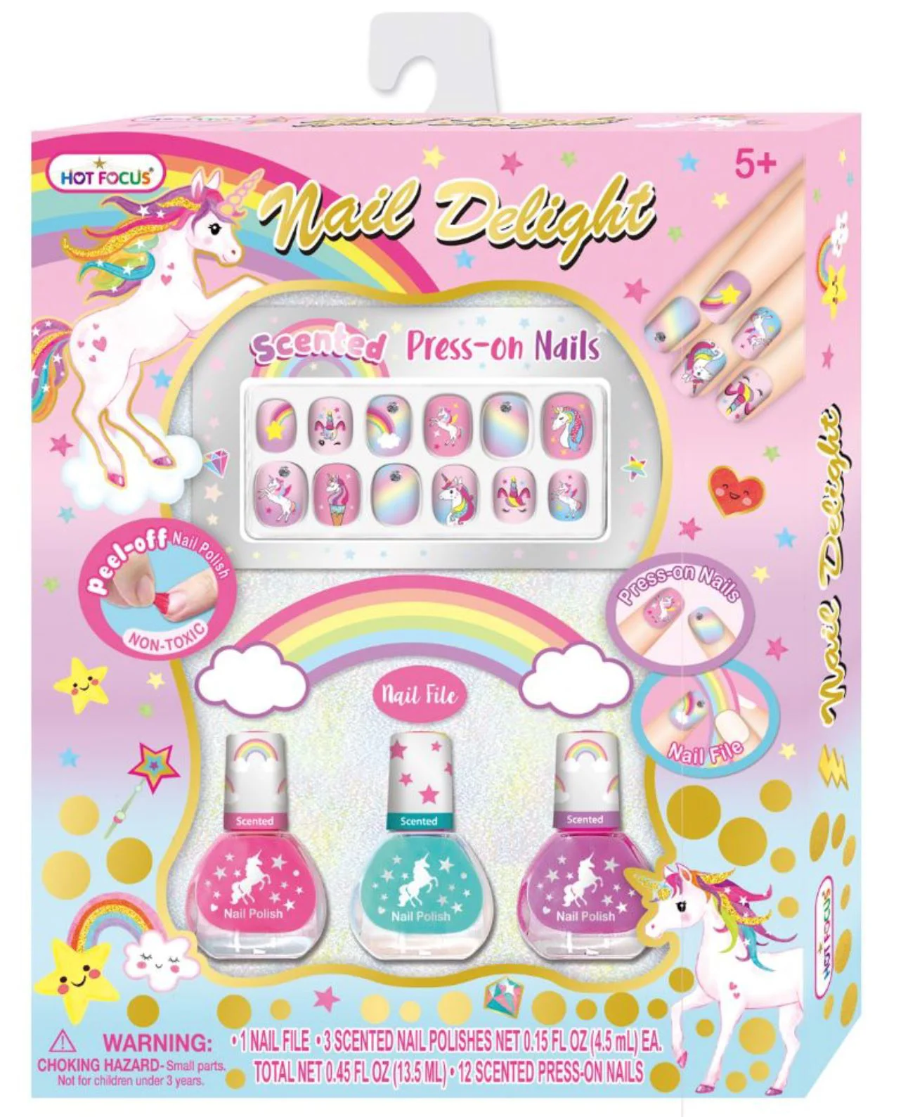 image for Set unghii false Hot Focus Unicorn foto
