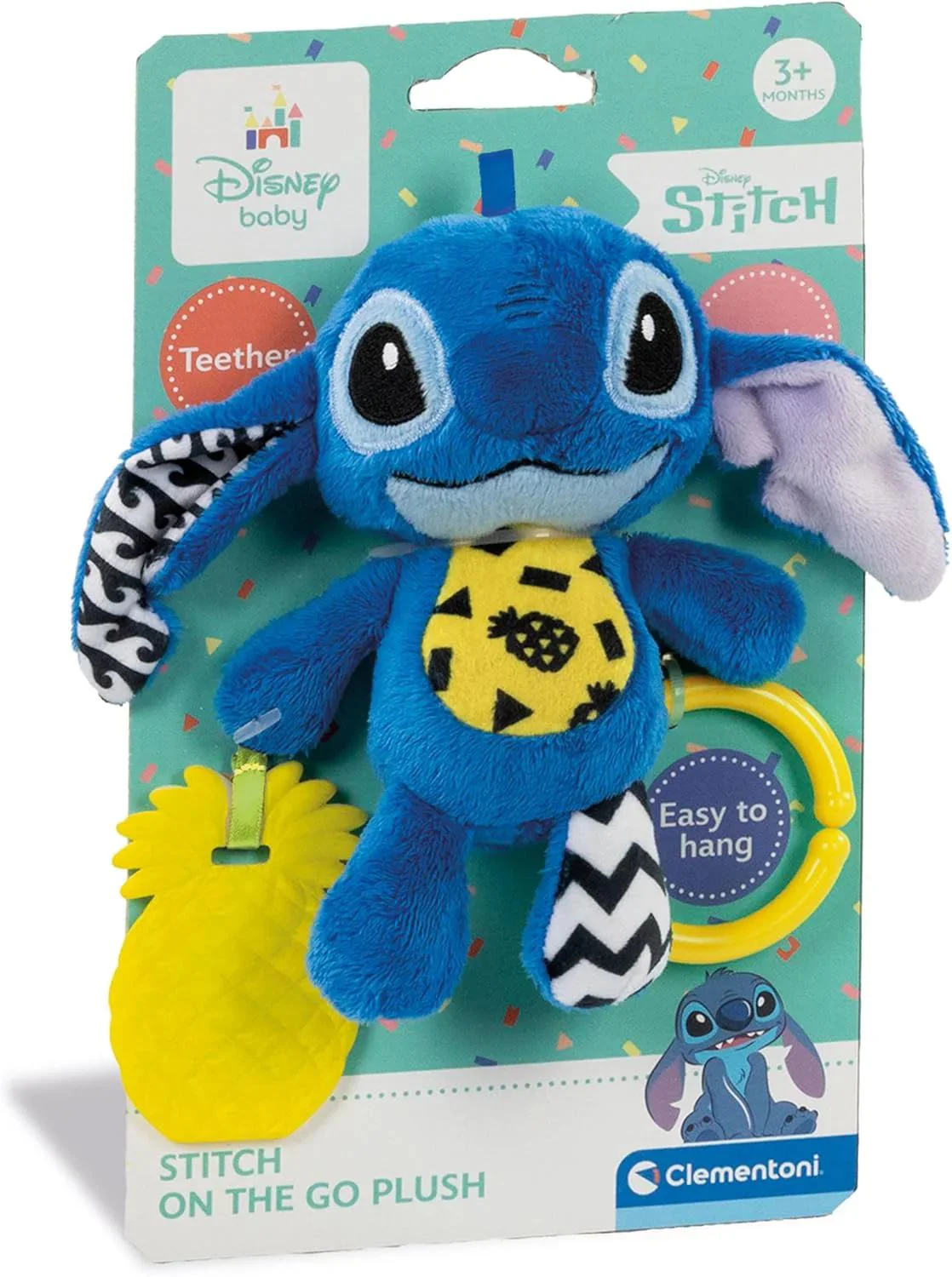 image for Мягкая погремушка Clementoni Stitch Blue foto
