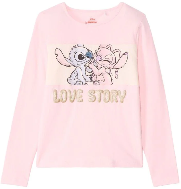 image for Orchestra Bluza cu maneca lunga Disney Stitch&Angel foto