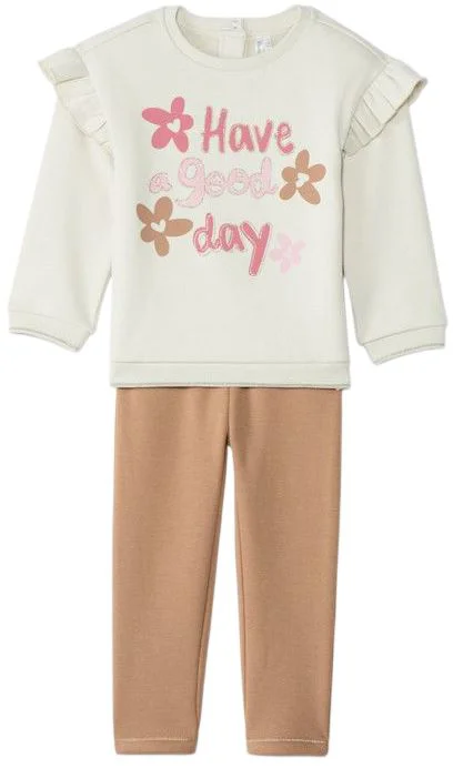 image for Orchestra Set 2 piese Good Day Floral - hanorac si pantaloni foto