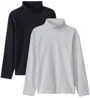 Orchestra Set 2 bluze cu guler inalt Black&Grey foto