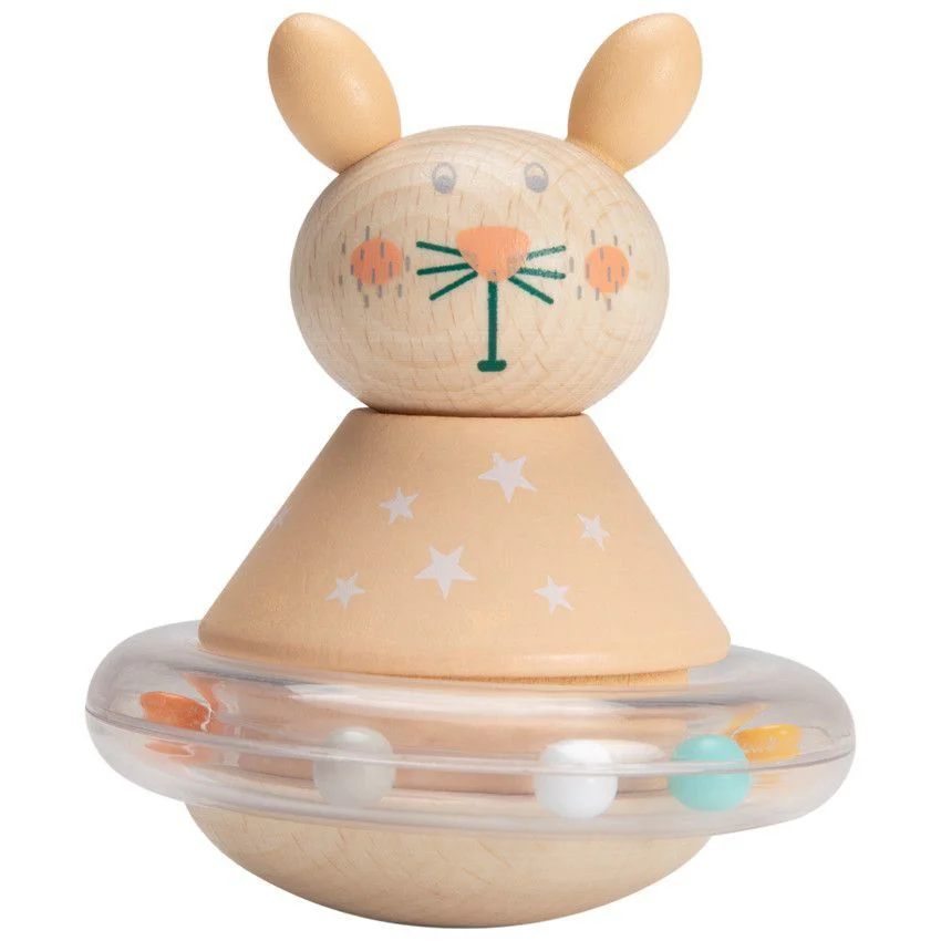 image for Деревянная юла с погремушкой Premaman Bunny foto