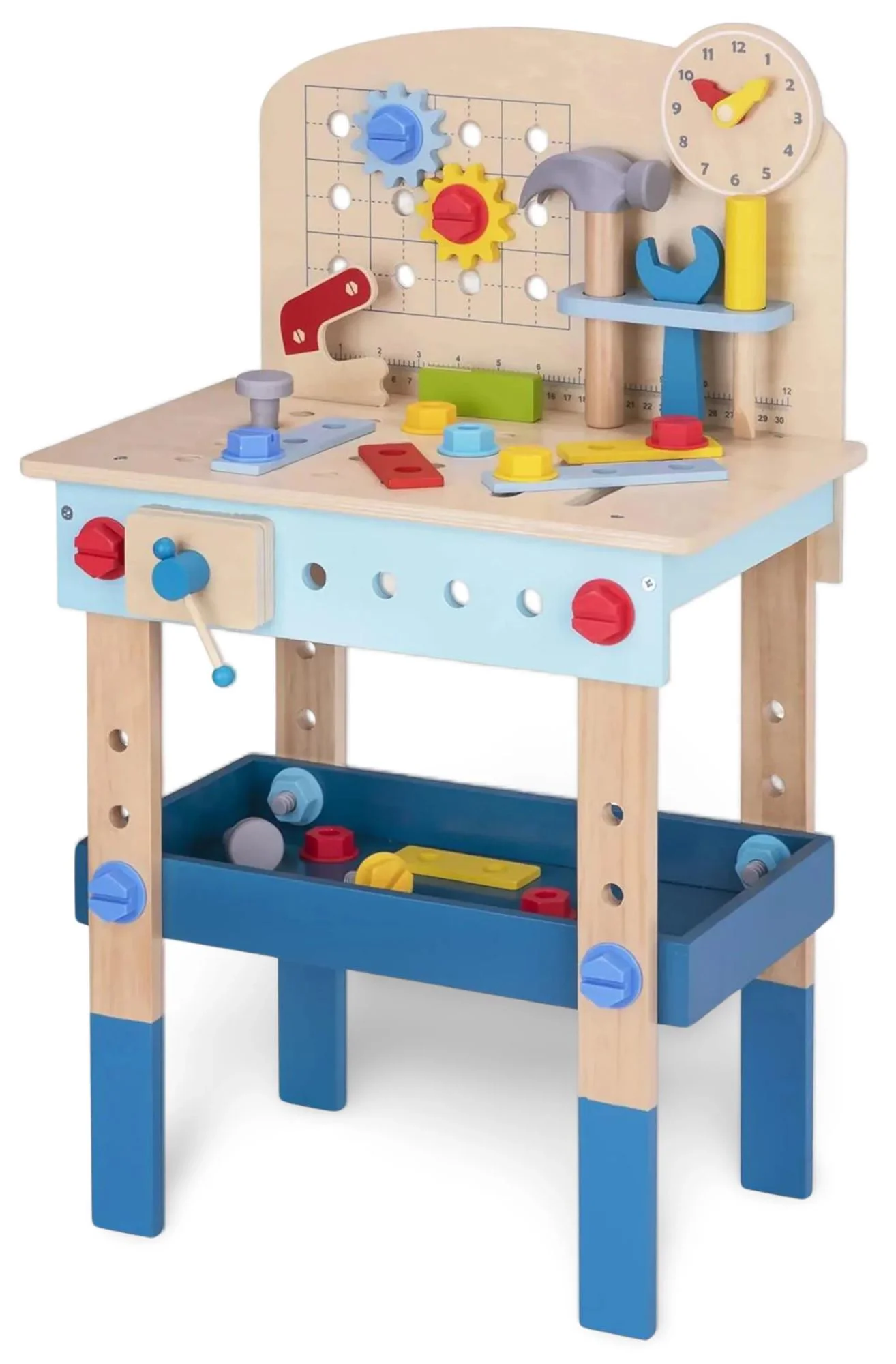 Setul de lemn Tooky Toy Atelier de instrumente foto