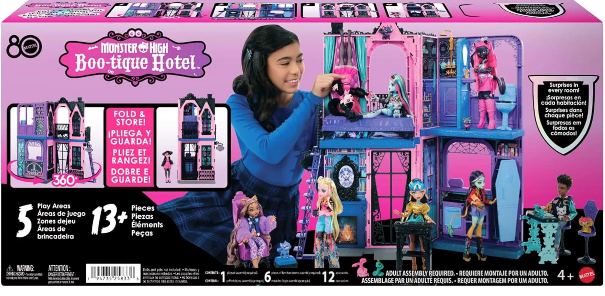 Set de joaca MATTEL Casa pentru papusi "Boo-tique Hotel" foto