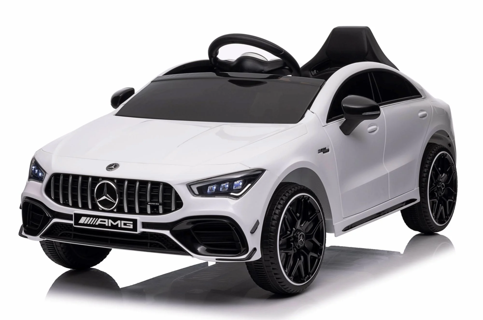 image for Masinuta electrica Kids car MERCEDES-BENZ CLA45, alba foto