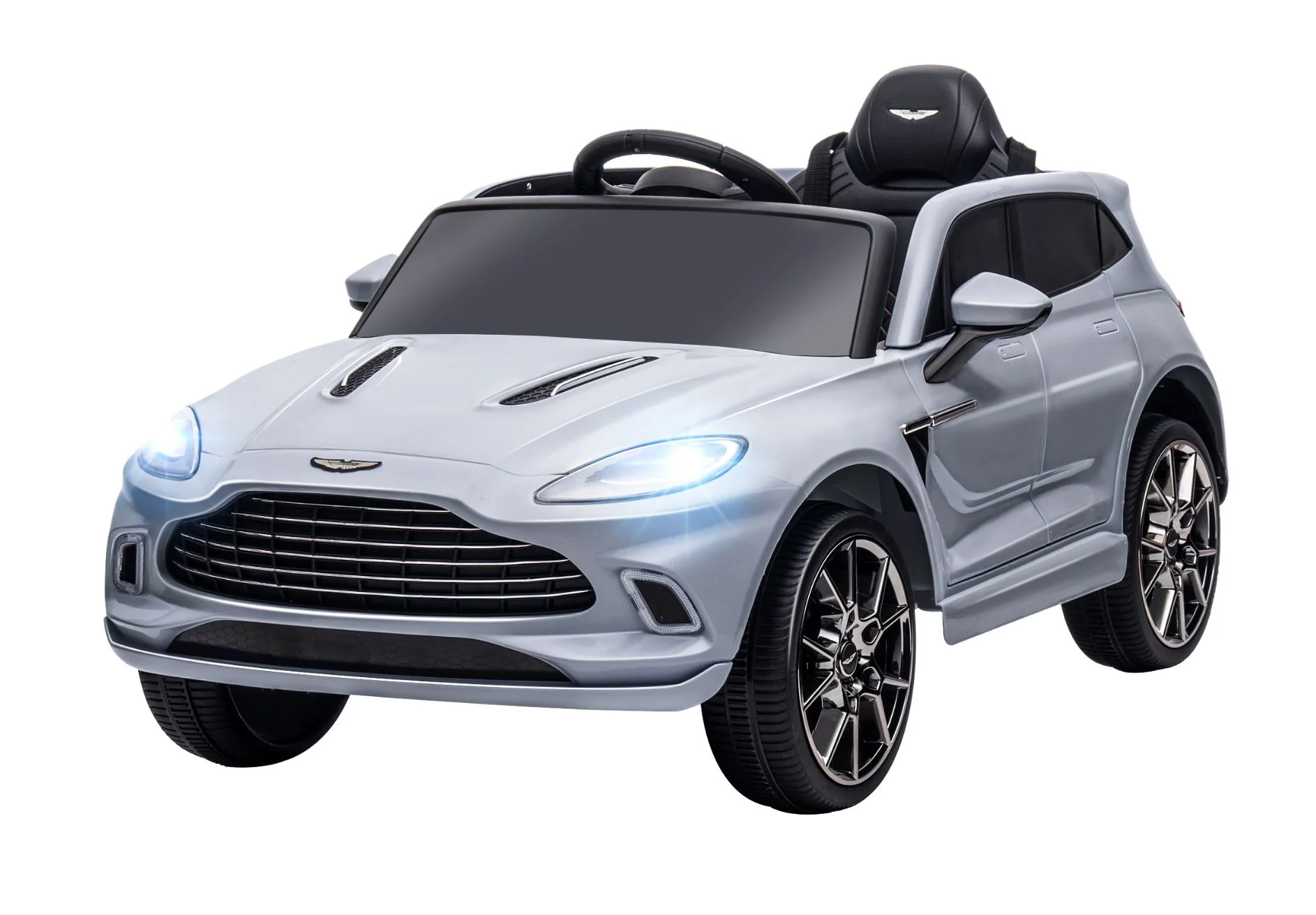 image for Masinuta electrica Kids car ASTON MARTIN, Gri foto