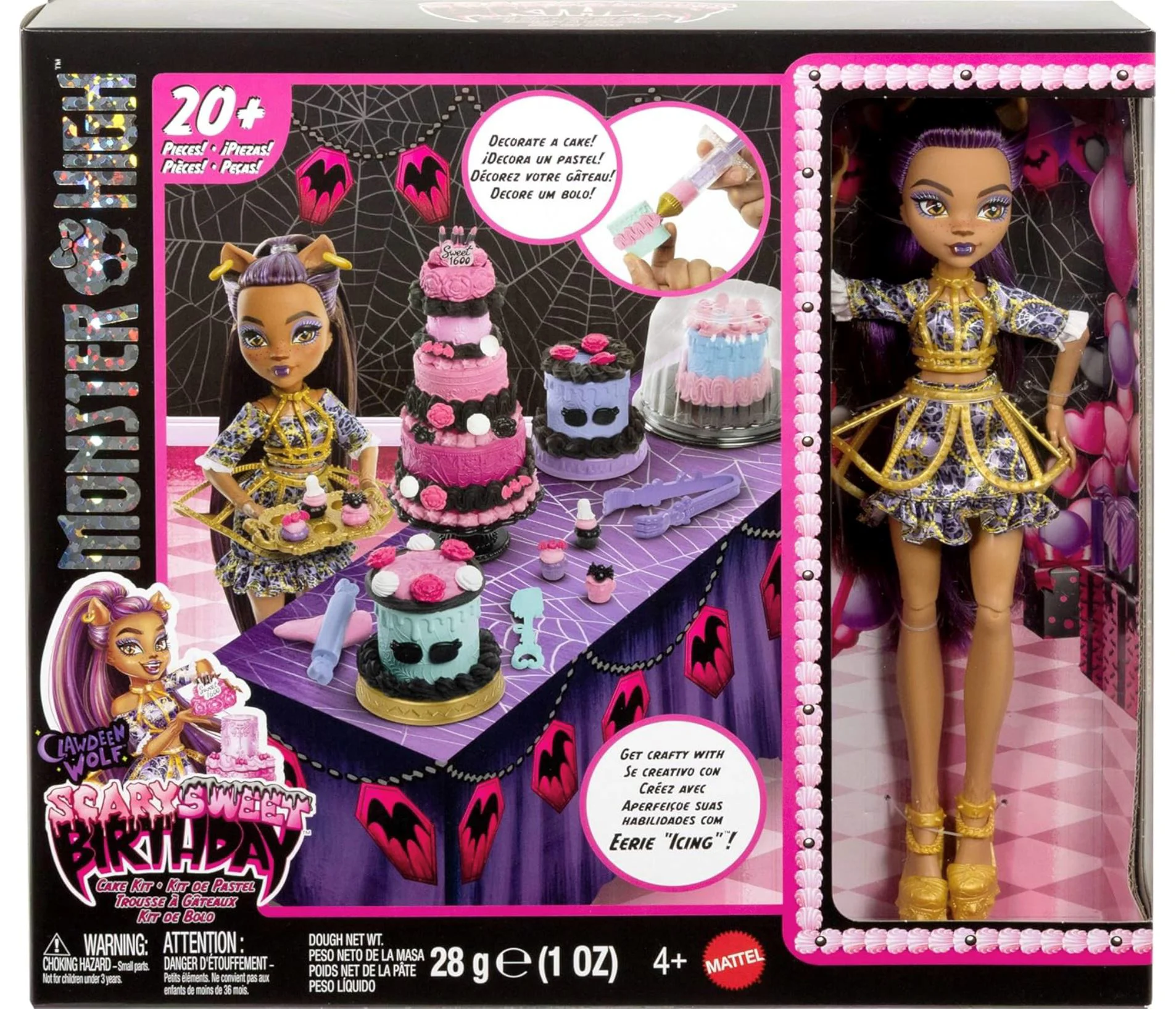 image for Set de joaca Barbie Scary Sweet Birthday, wdeen Wolf cu accesorii foto