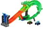 Set de joaca Hot Wheels Demolarea Dragonului cu 2 masini Monster Trucks foto