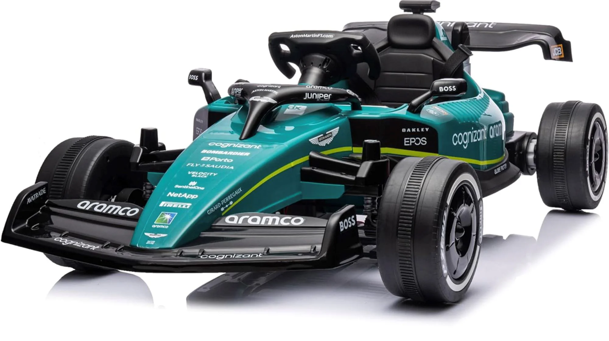 image for Kart electric Kids car Aston Martin, 12V7AH, motor 550x2, roti EVA foto