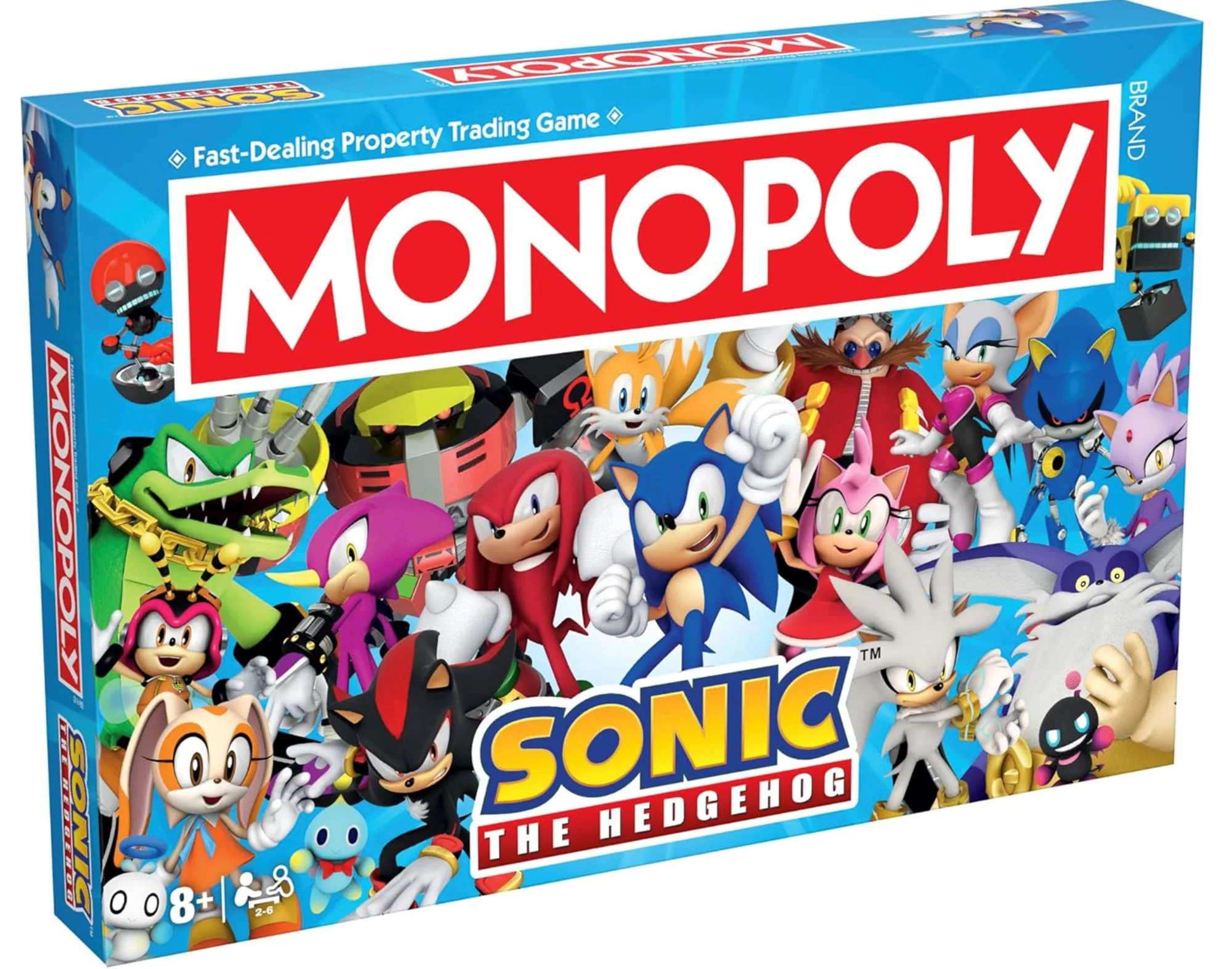 image for Joc de masa Winning Moves Monopoly, Sonic the Hedgehog (en) foto