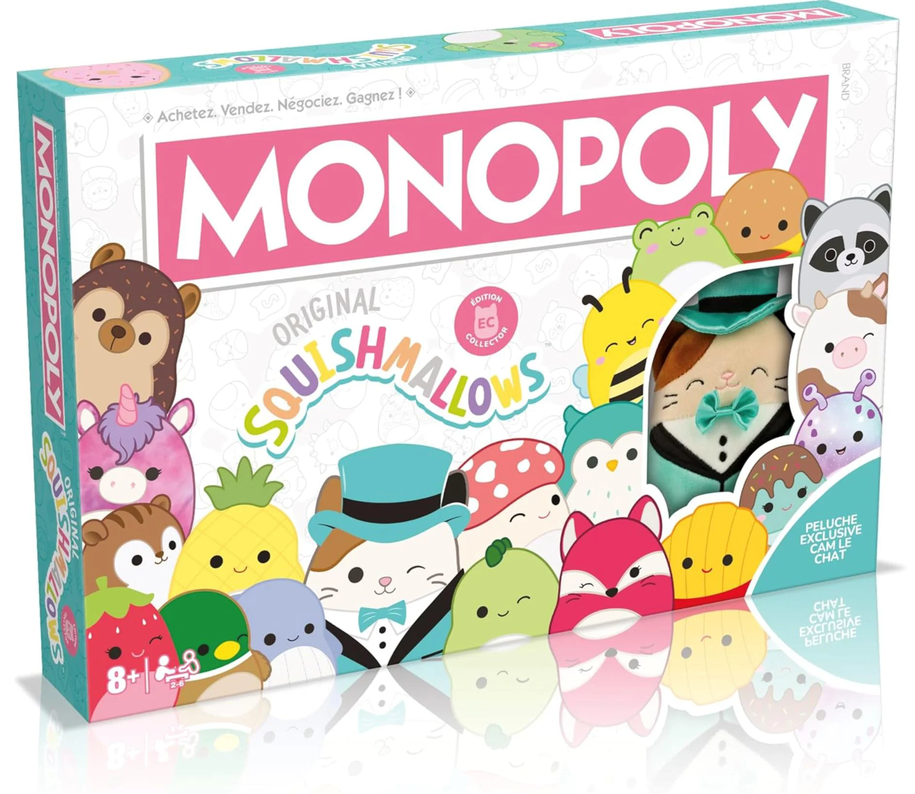 image for Joc de masa Winning Moves Monopoly, Squishmallows (en) foto