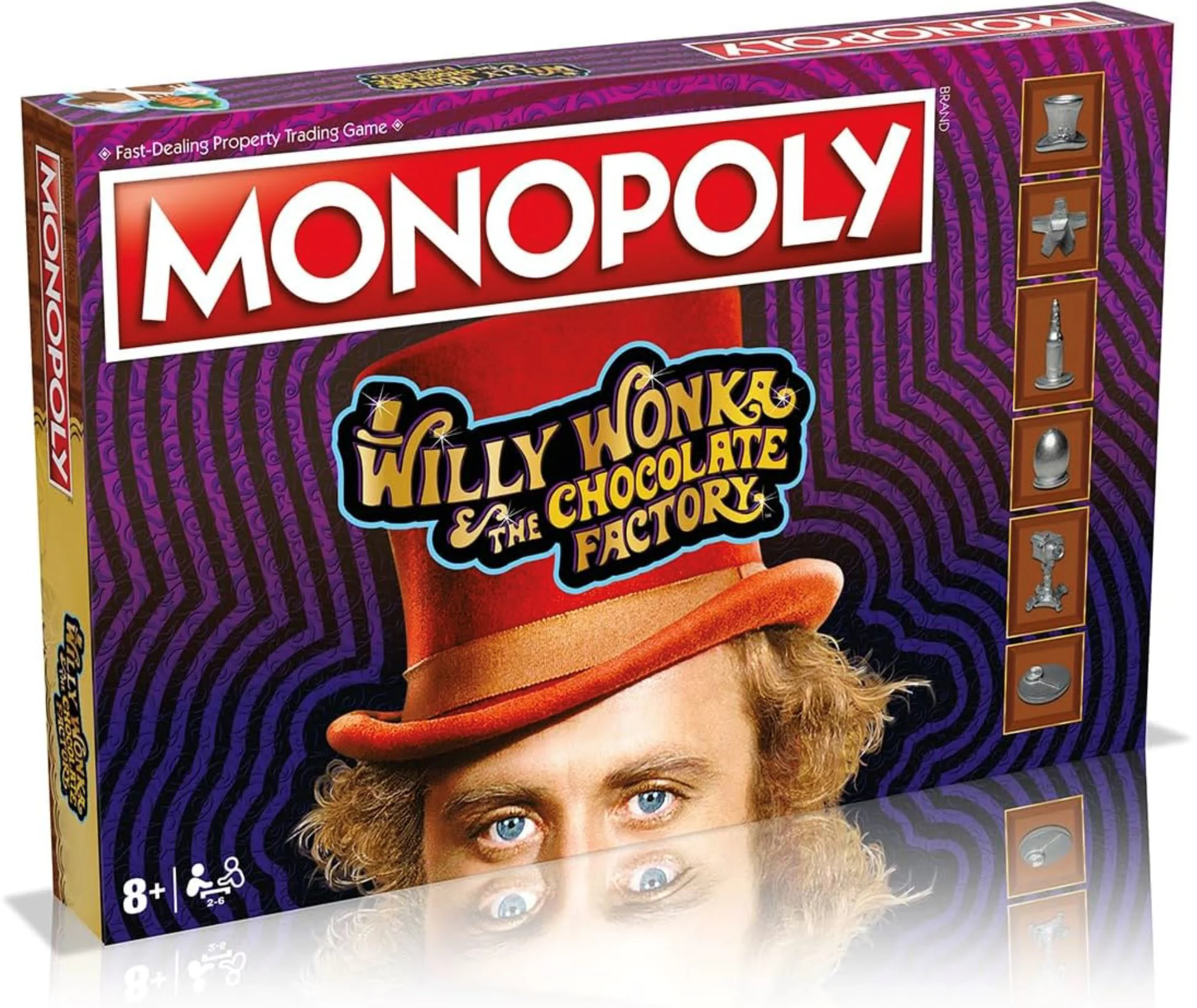 image for Joc de masa Winning Moves Monopoly, Willy Wonka si fabrica de ciocolata (en) foto