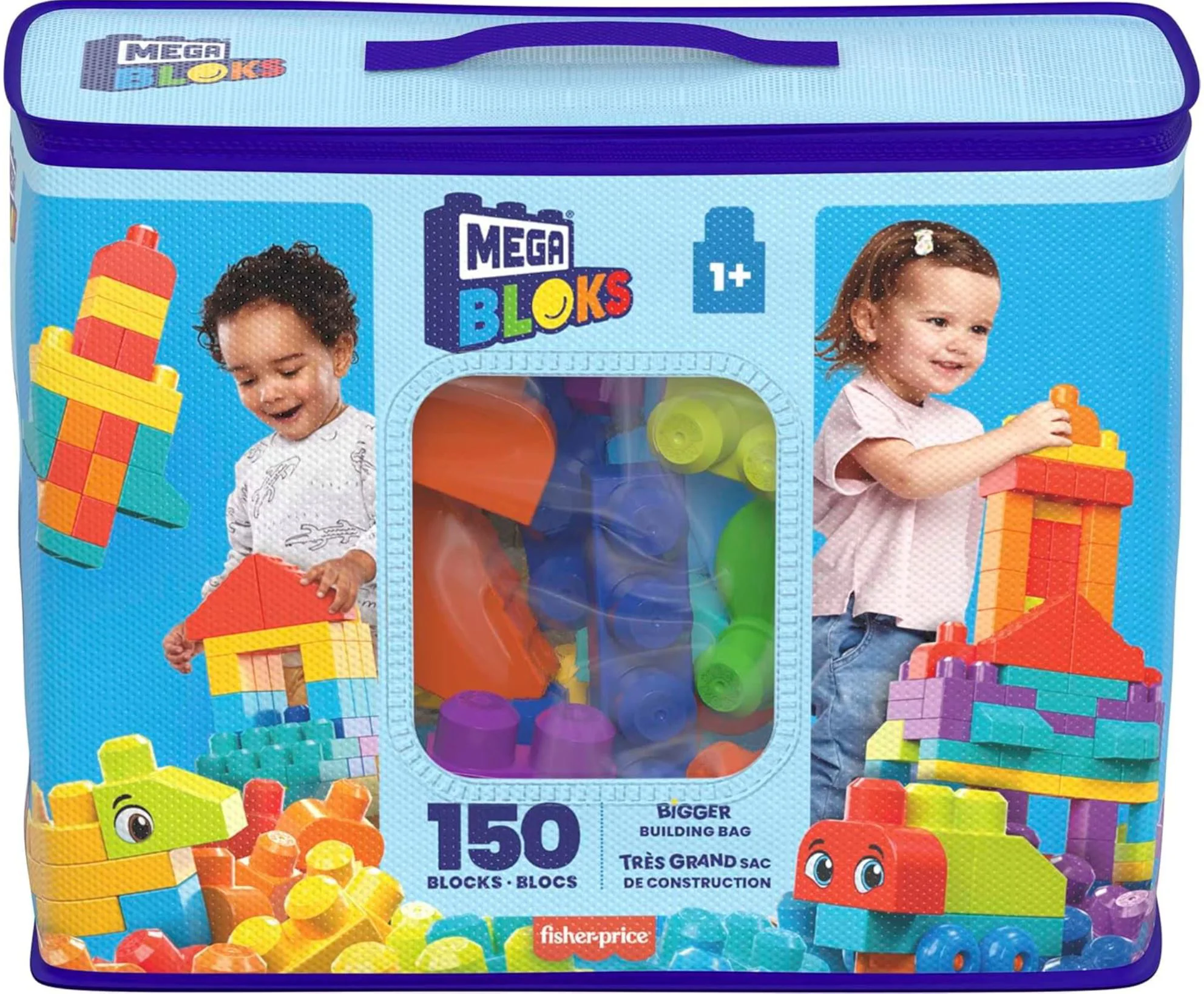 image for Constructor Fisher Price Mega Bloks, 150 el. foto