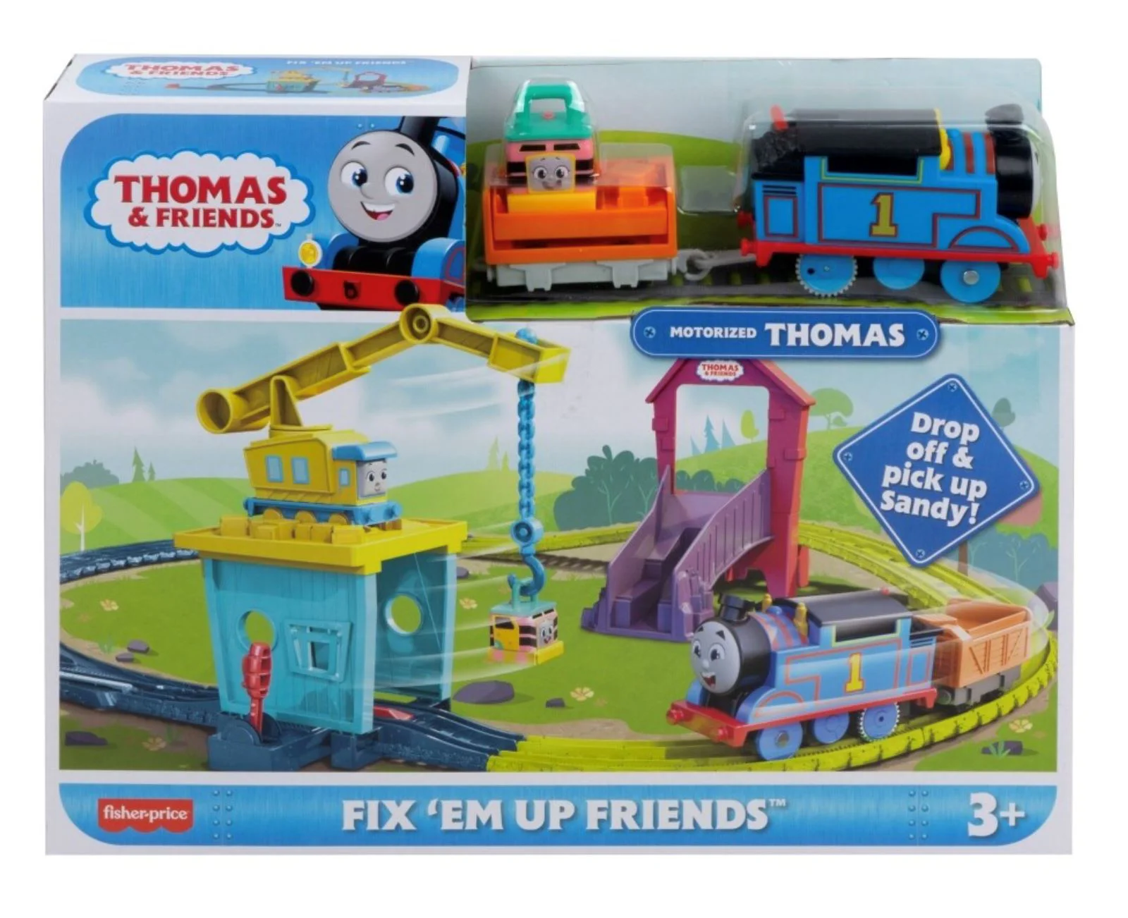 image for Set de joaca Fisher-Price Tren si pista, Thomas si prietenii foto