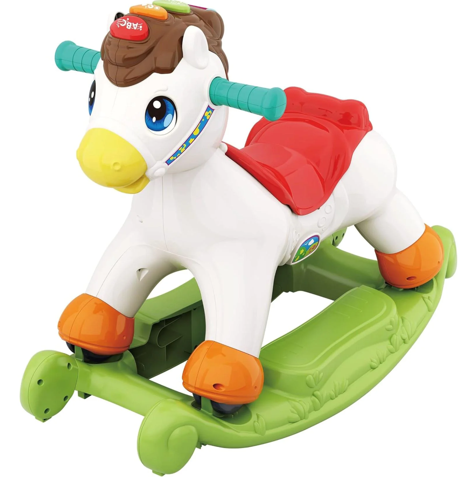 Качалка 2 в 1 Hola Toys Пони для верховой езды foto