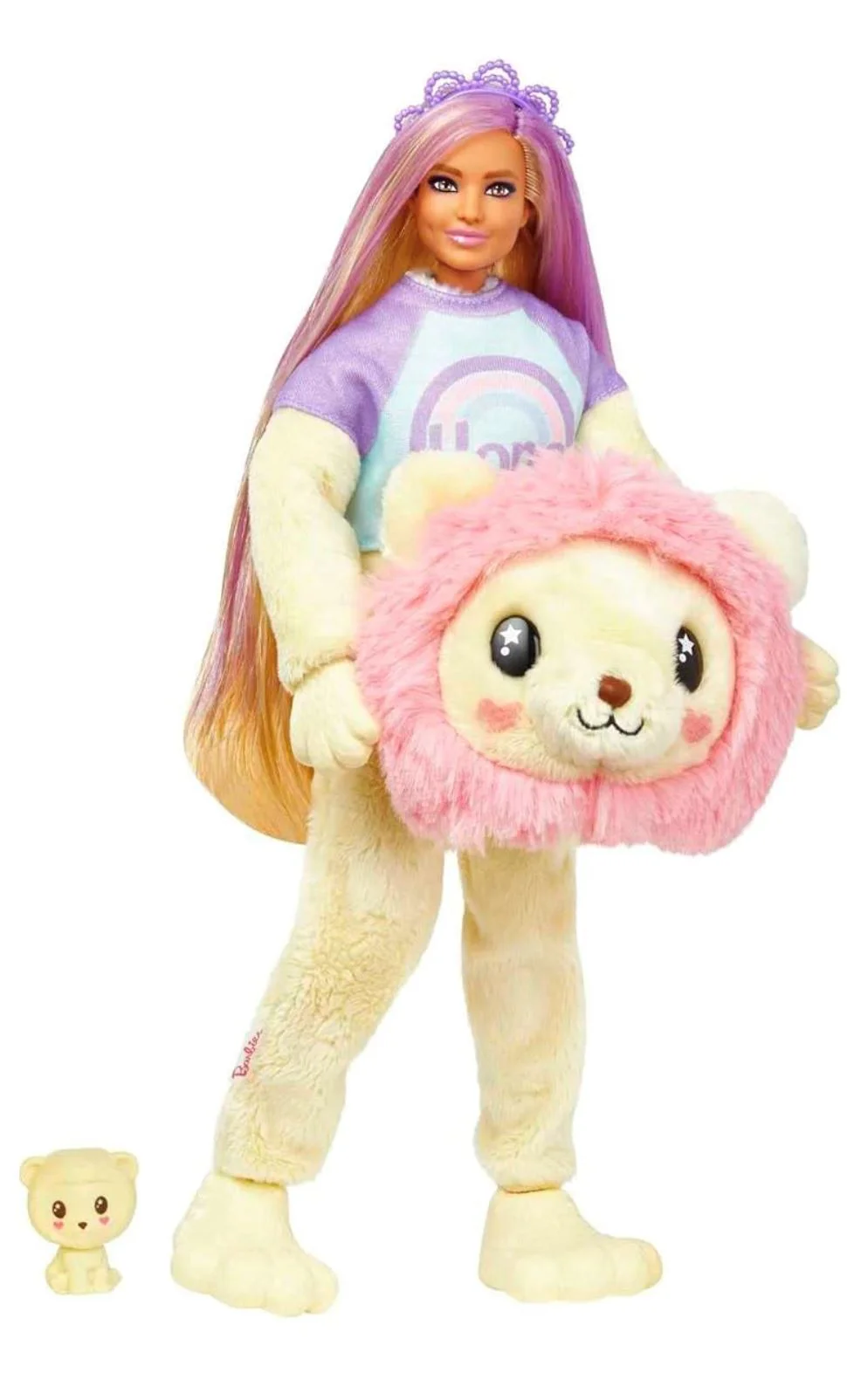 Papusa Barbie intr-un costum de leu, cu surprize foto