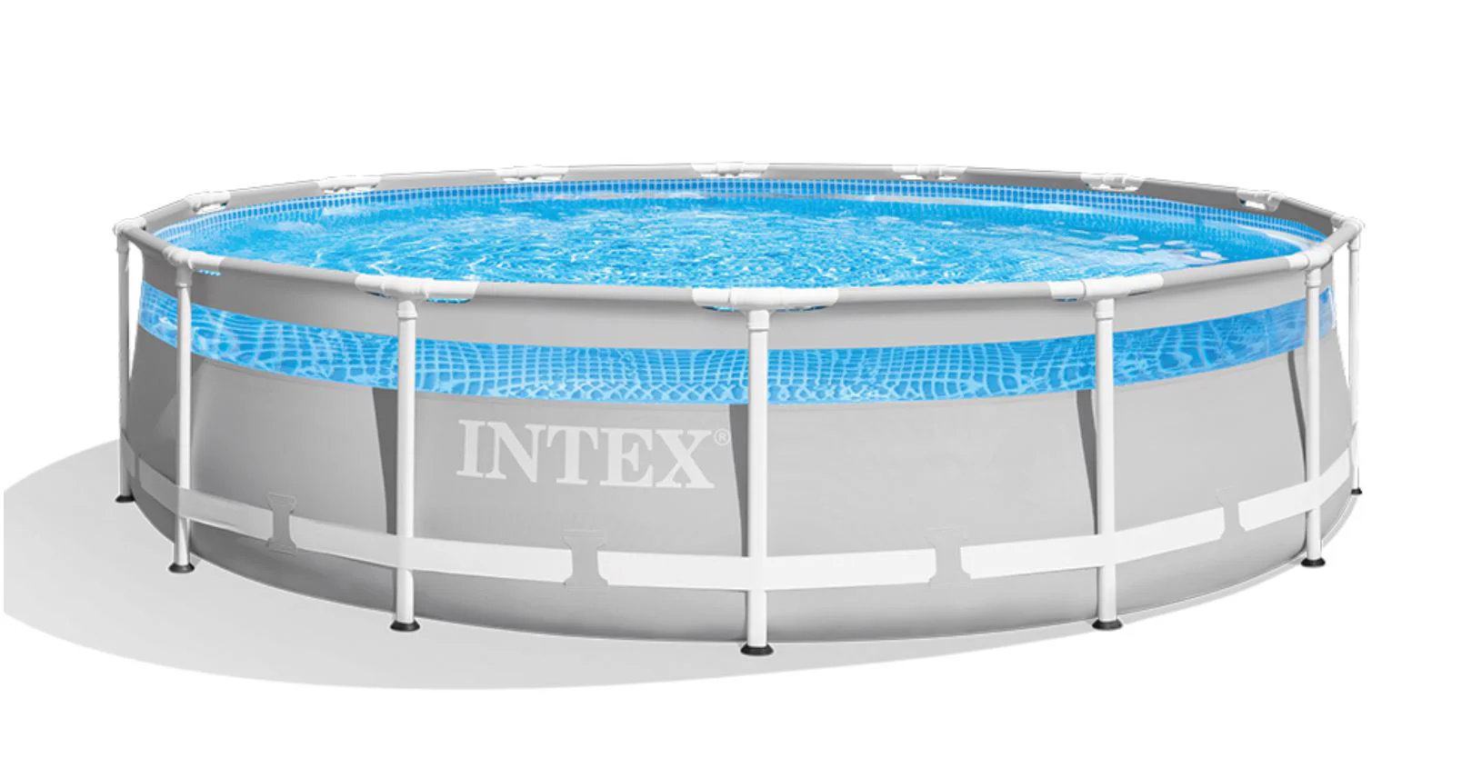 Piscina INTEX Prism Frame Clearview 427x107cm, 12706L, cadru metalic foto