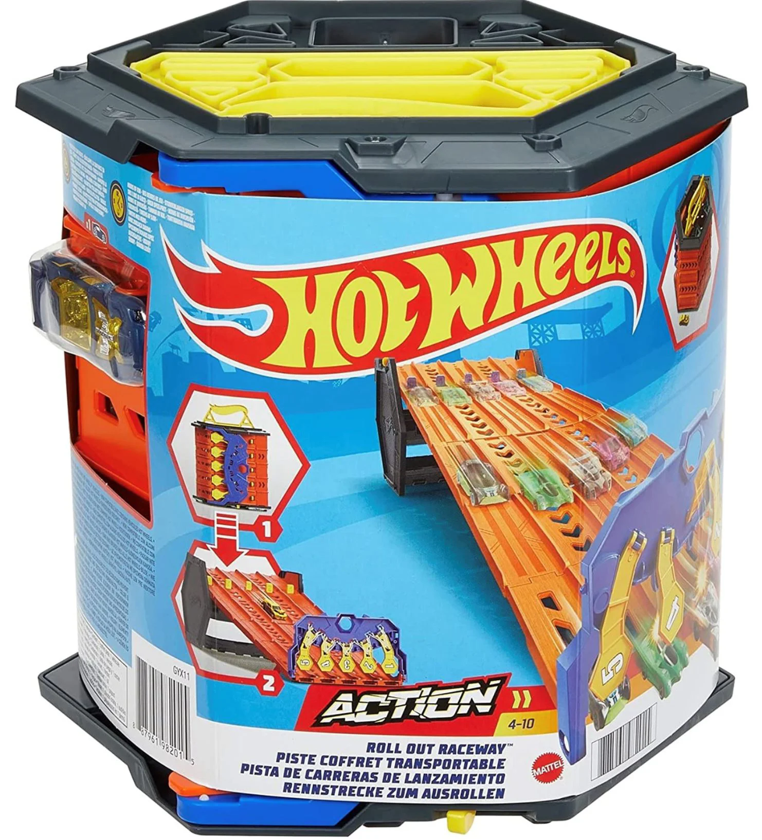 image for Set de joaca Hot Wheels Pista portabila, Roll Out Raceway foto