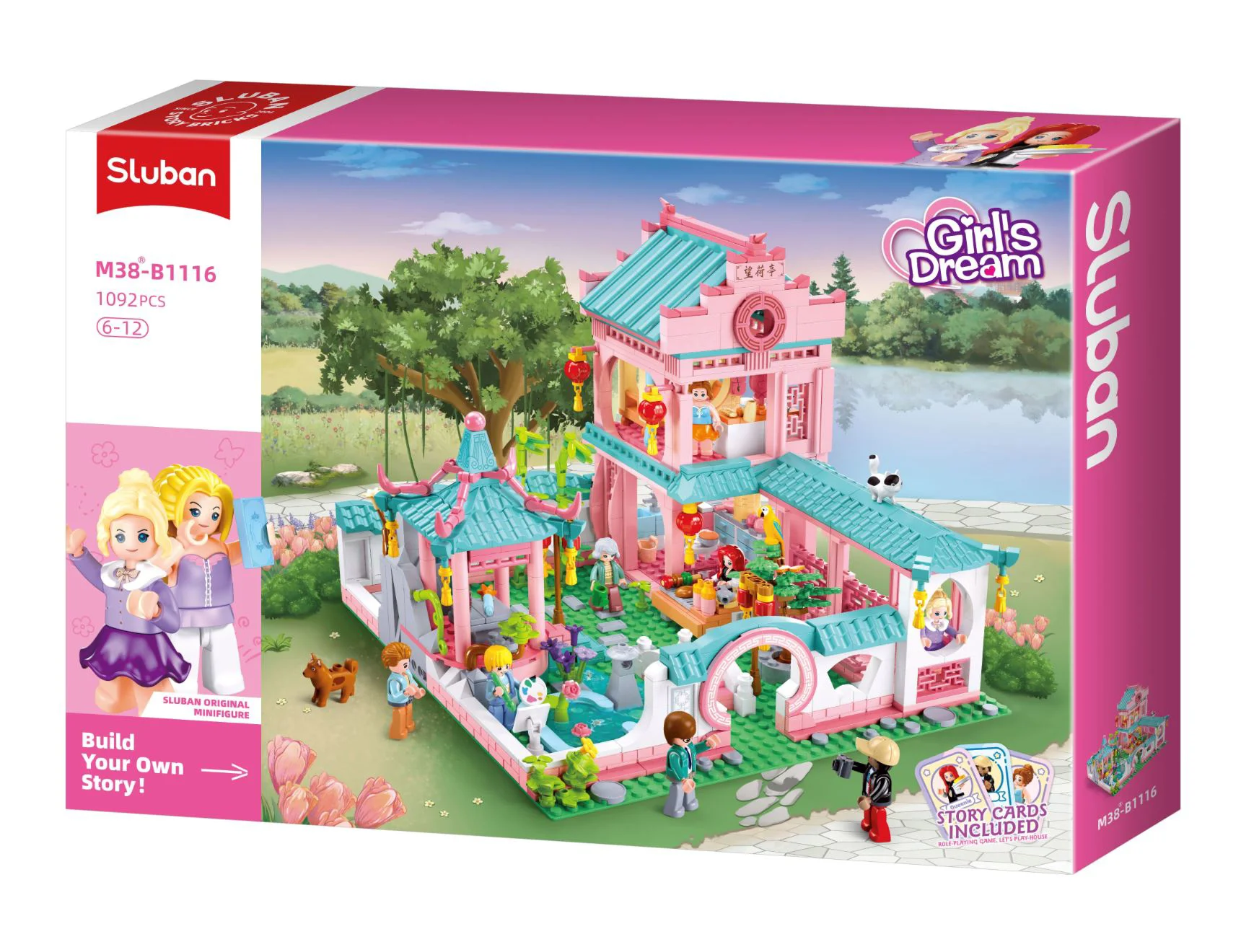 image for Set de constructie SLUBAN Vila in stil chinezesc 2, 959 el. foto