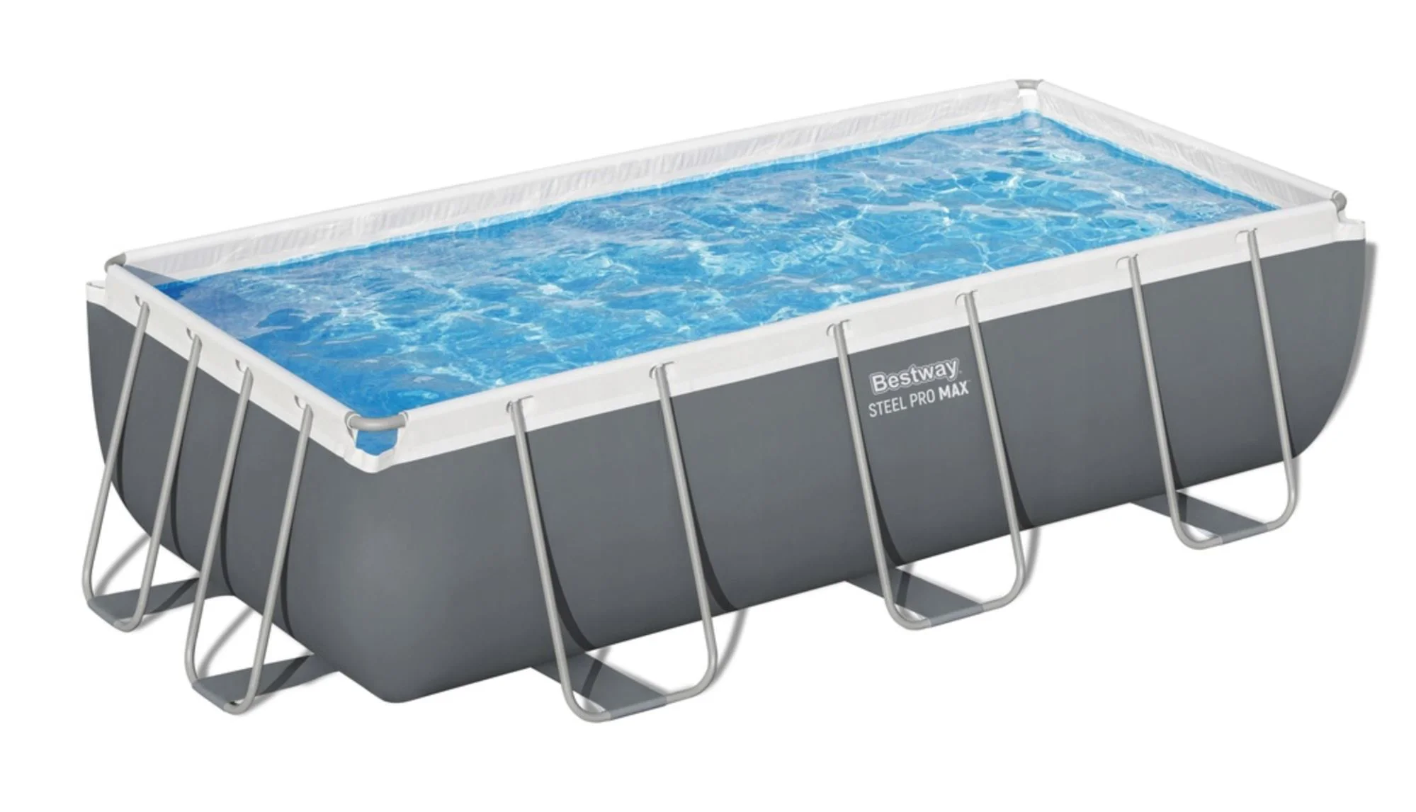 image for Piscina Bestway Power Steel 404x201x100cm, 6478L, carcas metal foto