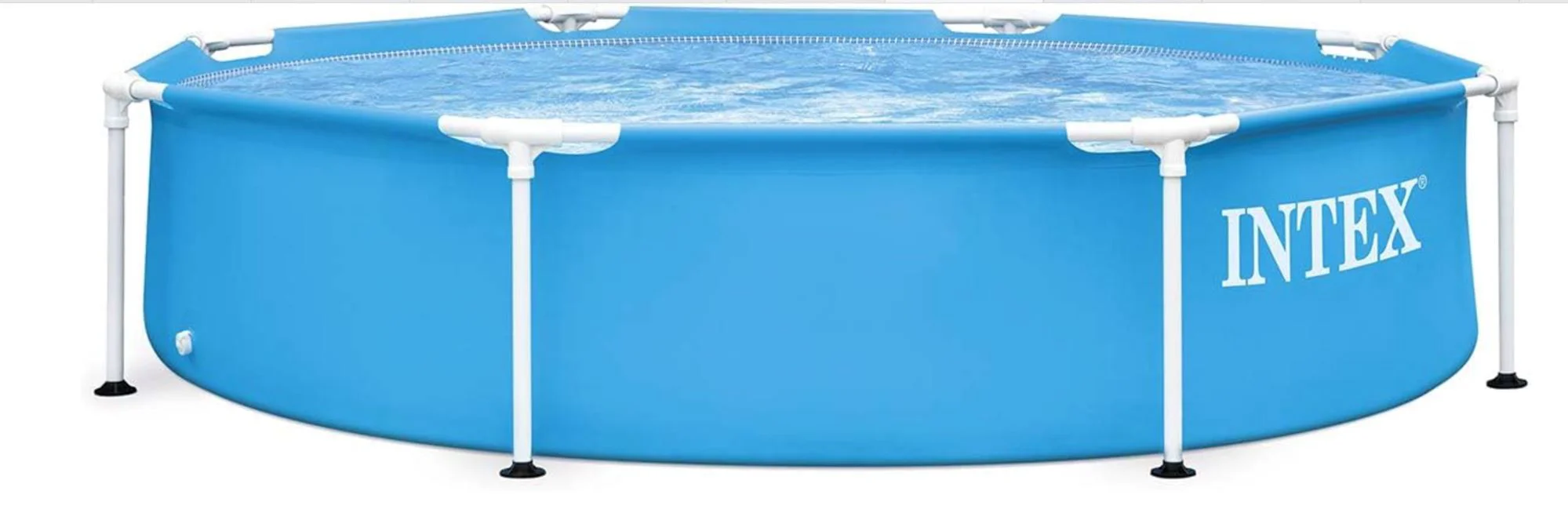 Piscina INTEX Metal Frame, 244x51cm, 1828L, cadru metalic foto