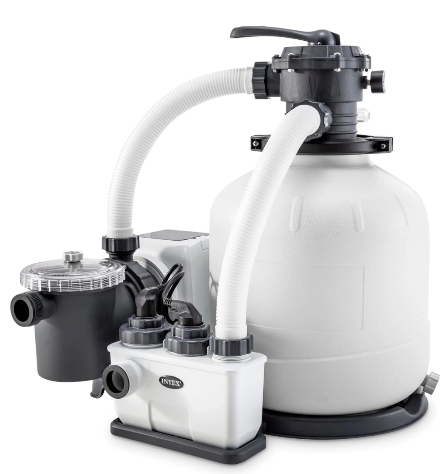 image for Pompa de filtrare cu nisip INTEX Krystal Clear QX2100, rezervor de nisip 35 kg foto