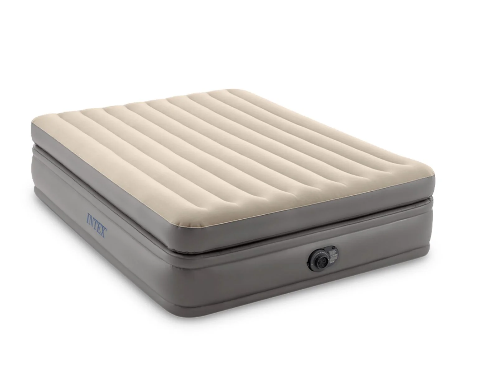 image for Pat gonflabil INTEX Velur Comfort-Plush, cu pompa incorporata 220V, 152х203х51 cm foto