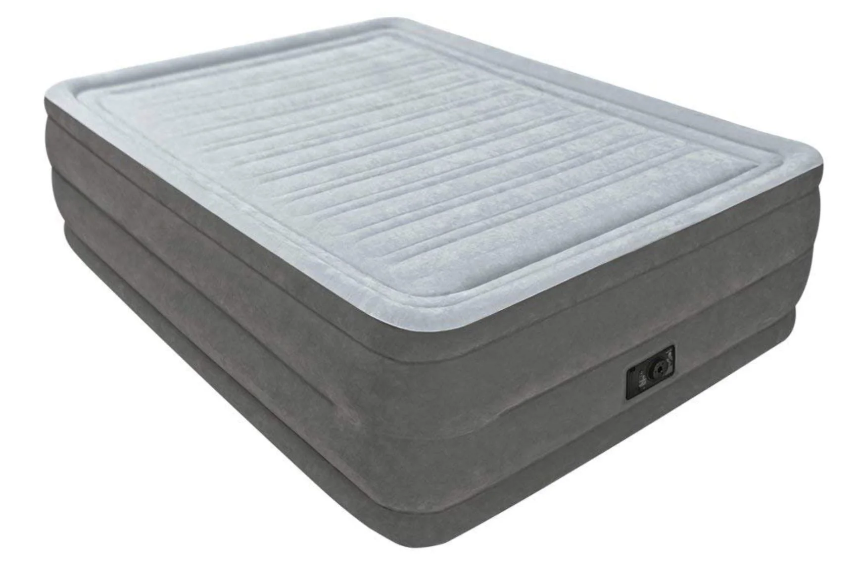 image for Pat gonflabil INTEX Velur Comfort-Plush, cu pompa incorporata, 152x203x56 cm foto