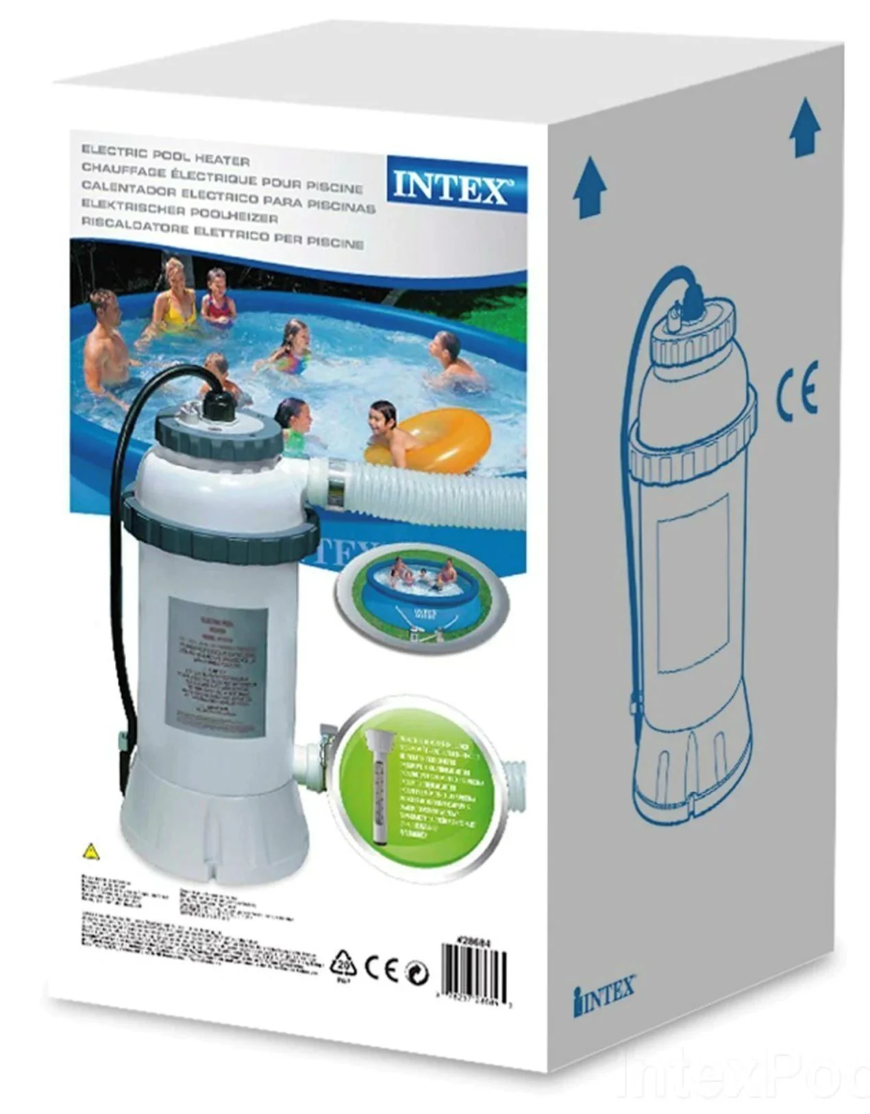image for Электронагреватель воды INTEX 220V для бассейнов диаметром до 457 см, мощность 3 кВт foto