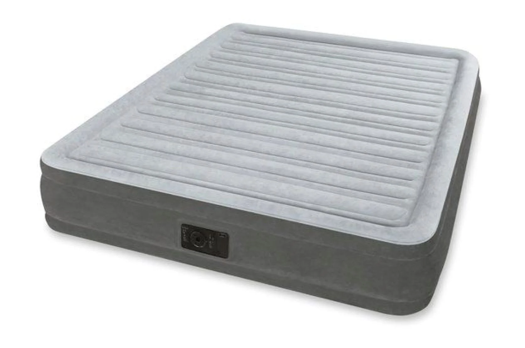 image for Pat gonflabil INTEX Velur Comfort-Plush, 152x203x33 cm cu pompa incorporata 220V foto