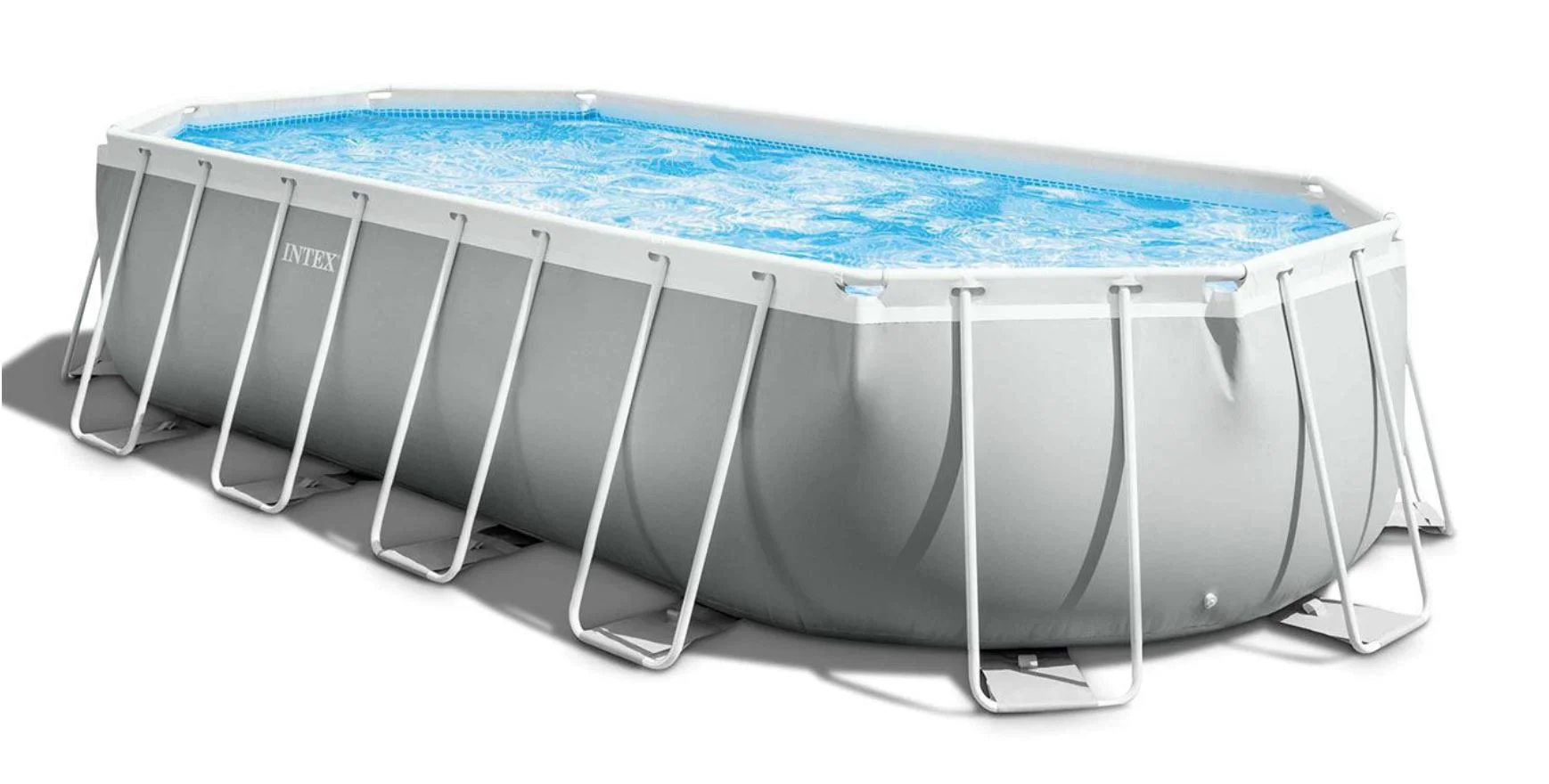 Piscina INTEX PRISM FRAME OVAL 610x305x122сm, 18202L, cadru metalic foto