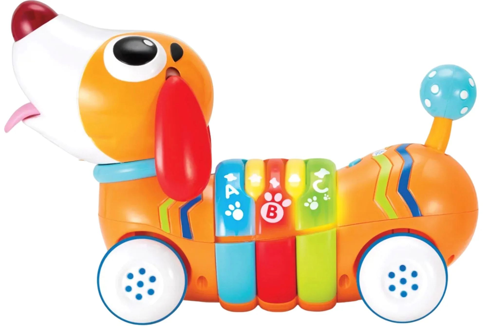 image for Catelus-curcubeu cu telecomanda Winfun cu sunete si lumini foto