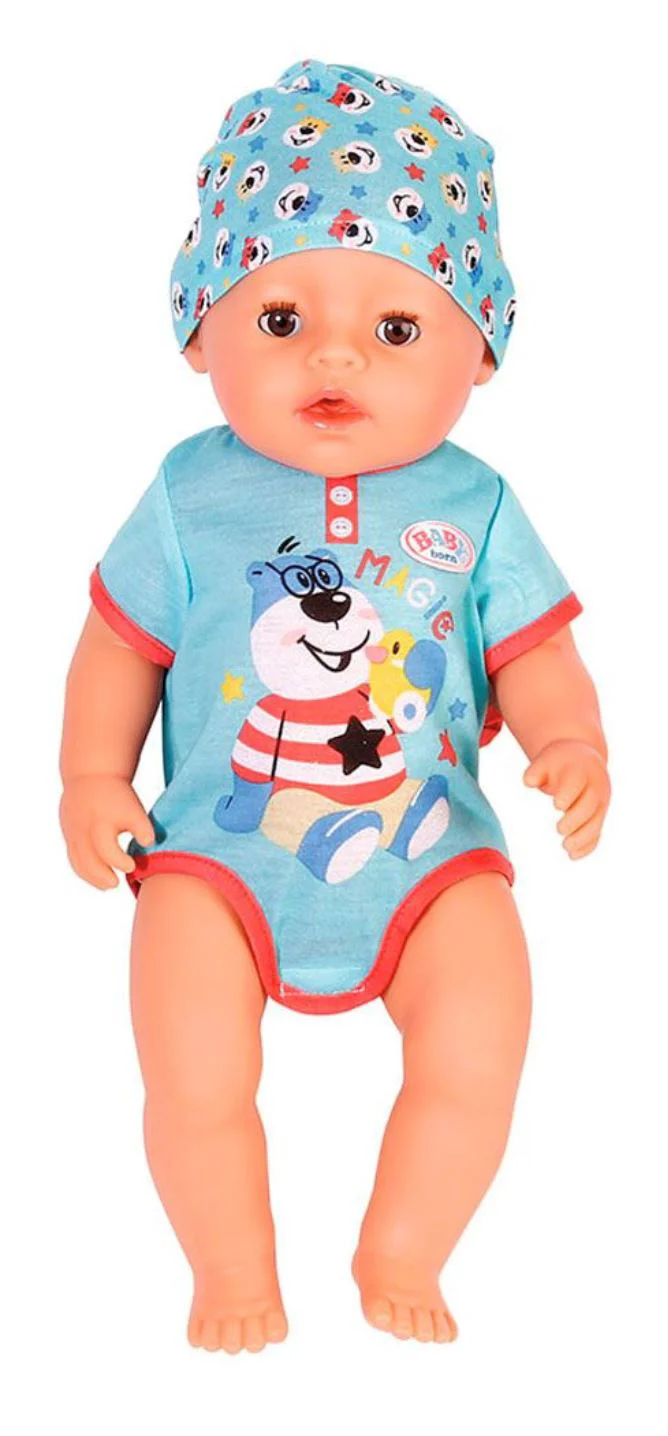 image for Papusa Baby Born Bebelus baietel, cu functii si accesorii, 43 cm foto