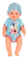Papusa Baby Born Bebelus baietel, cu functii si accesorii, 43 cm foto