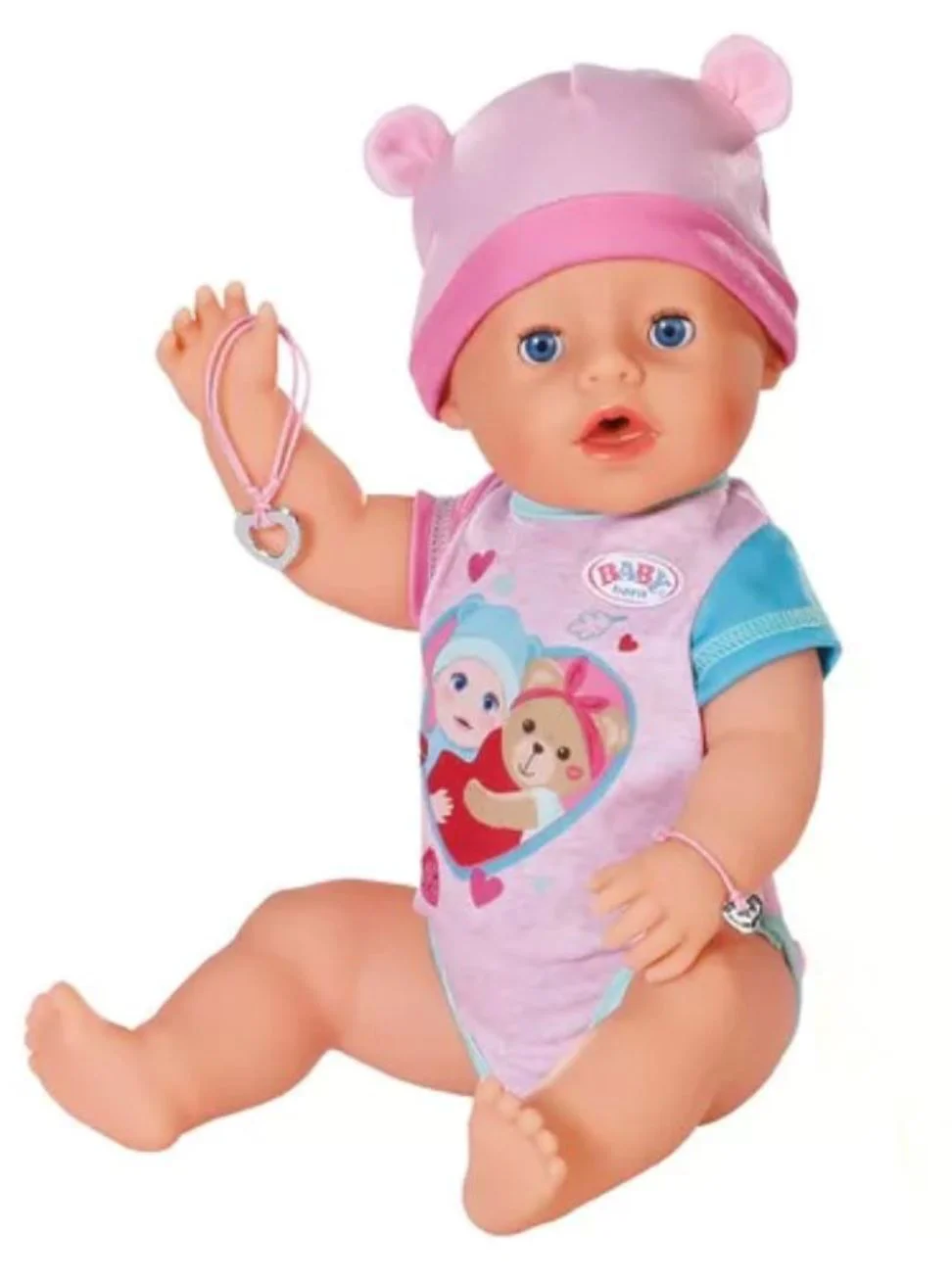 image for Papusa Baby Born Bebelus Emma, cu functii mecanice, 43 cm foto