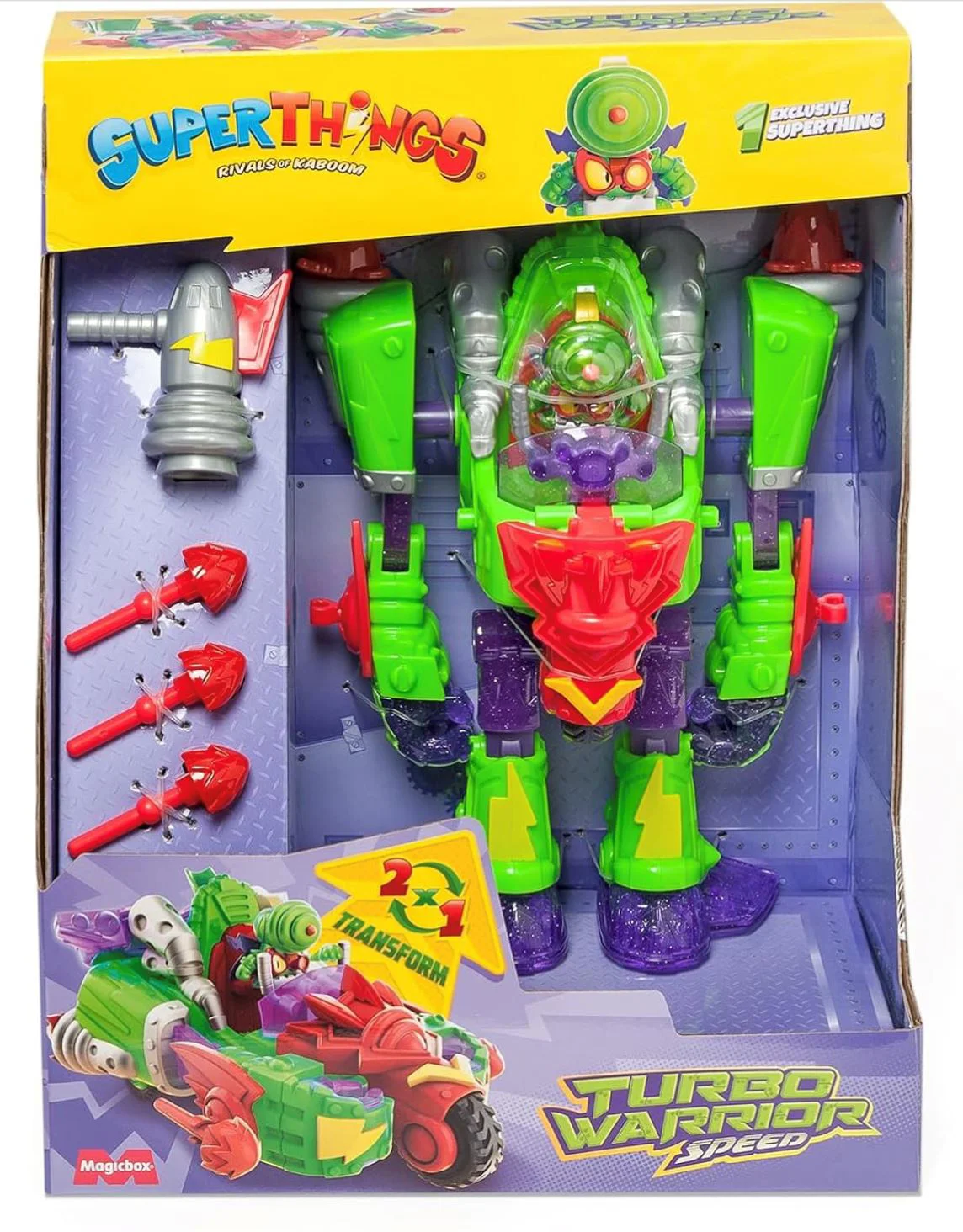 image for Set de joaca Superthings Super Robot Turbo Warrior Speed foto