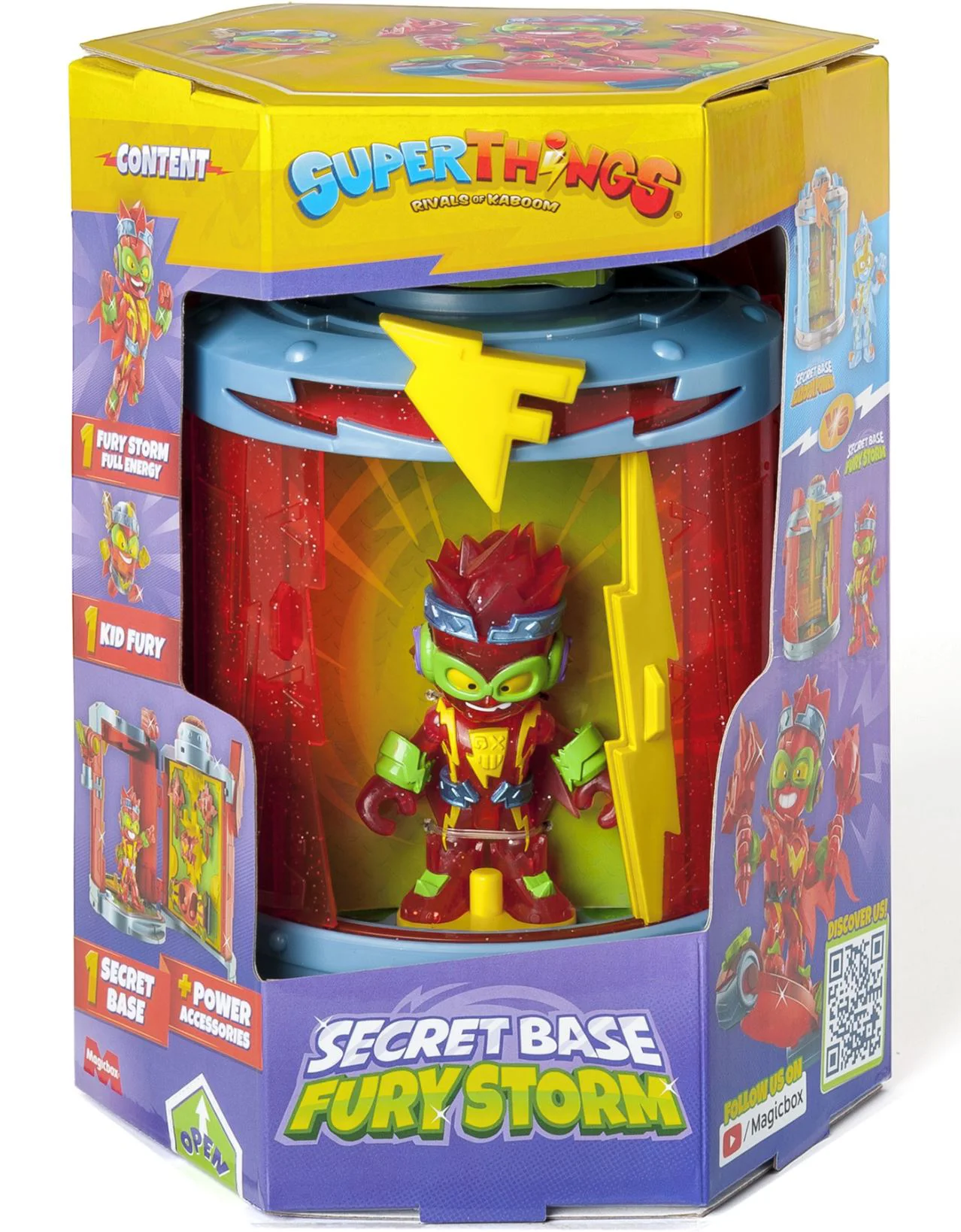 Set cu figurina Superthings Baza secreta, Fury Storm foto