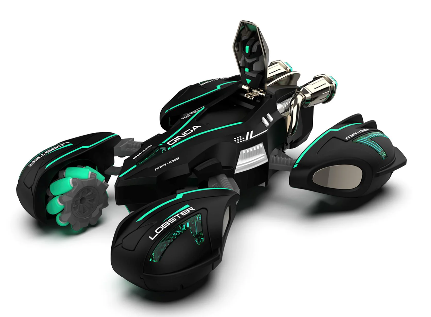 image for Masina cascadorii cu telecomanda KS DRIVE Lobster, cu acumulator, negru foto